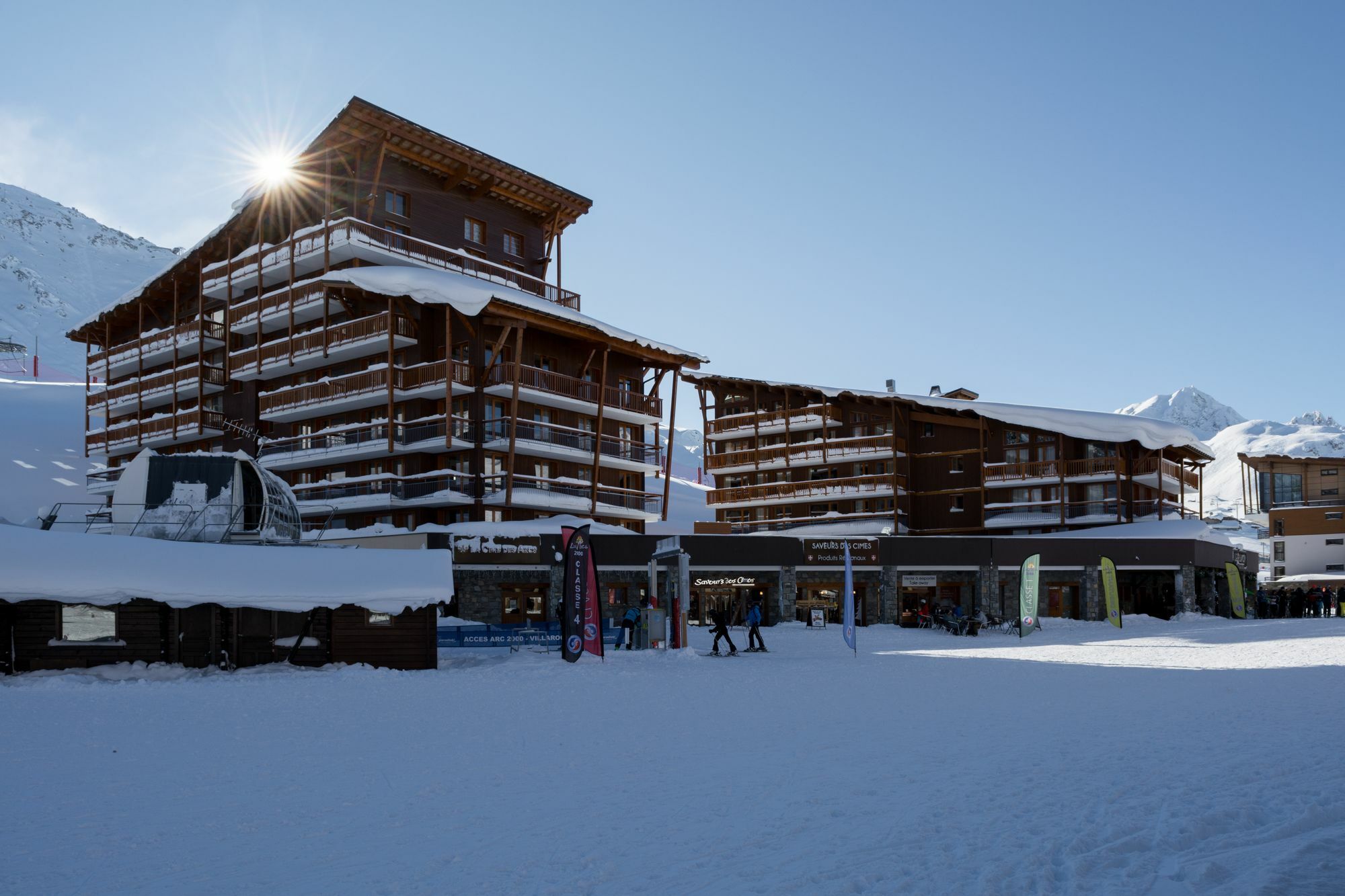 Chalet Des Neiges : La Cime Des Arcs Les Arcs  Exterior foto